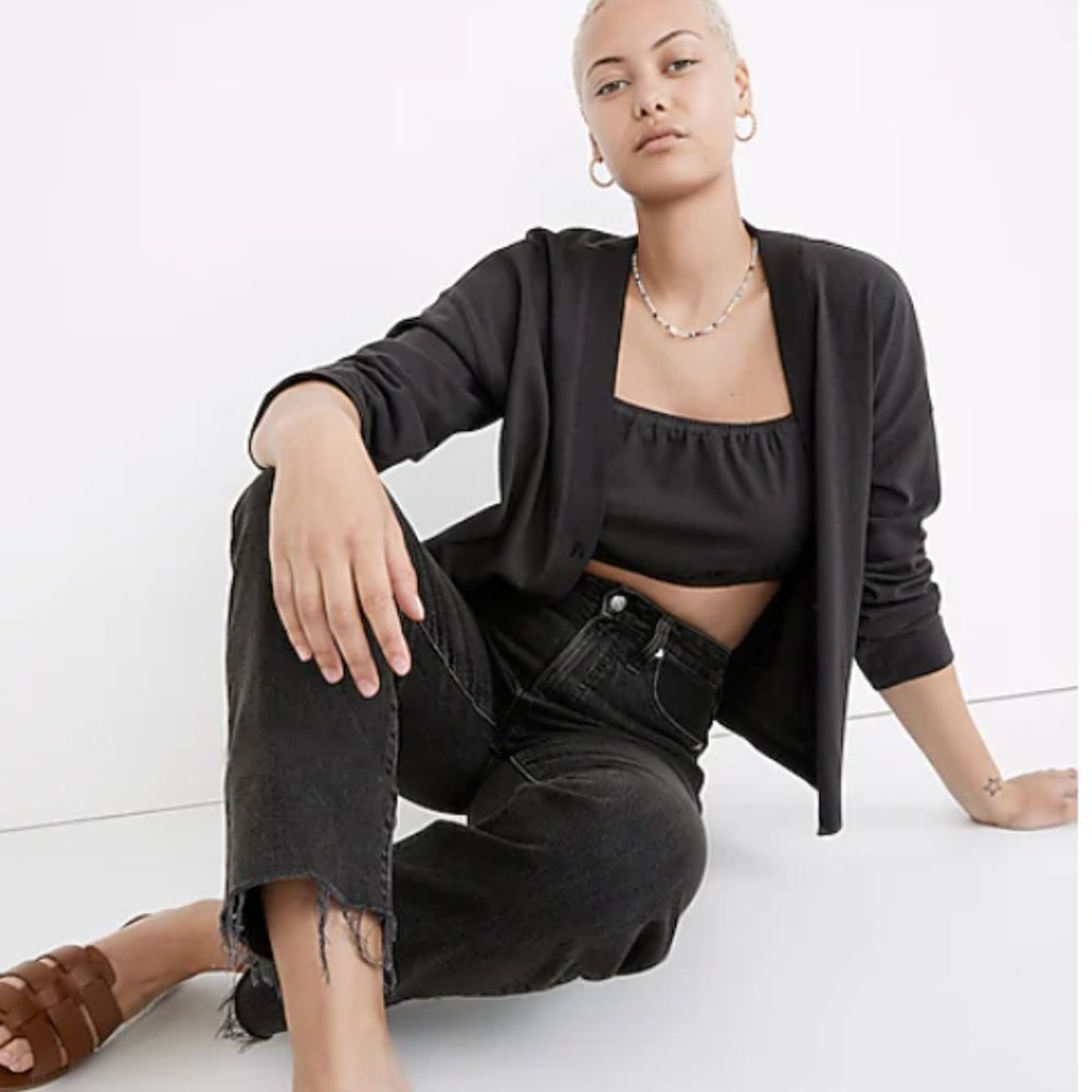 Madewell Curvy Perfect Vintage Straight Jean in Lunar Wash